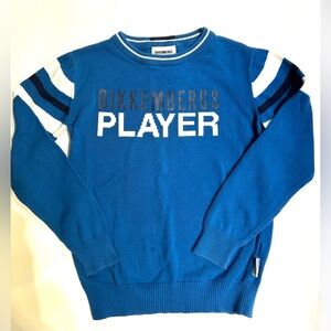 Bikkembergs Kids Blue Crewneck Sweater